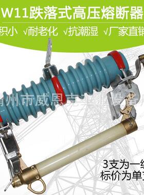 户外高压防风型RW11-12/100A 200A跌落式熔断器令克开关保险HRW11