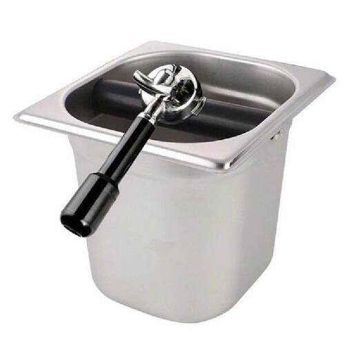Coffee Knock Box, Stainless Steel Espresso Knock Box