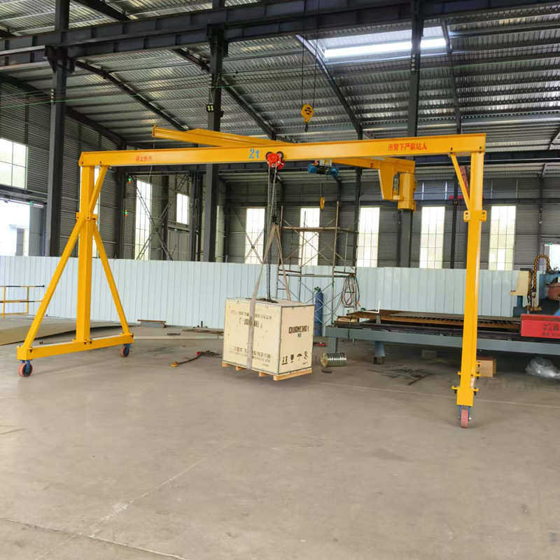 定制起重机无线遥控5吨龙门架无轨万向电动龙门架可移动3吨龙门架