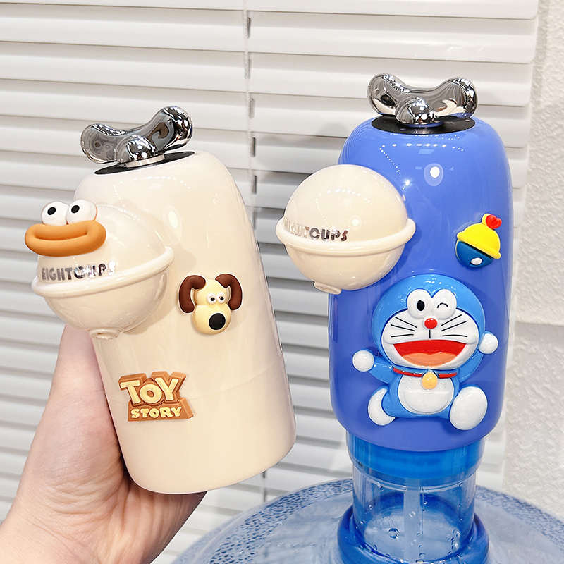 铃铛桶装水抽水器可爱卡通自动抽水泵家用电动出水饮水机取水神器