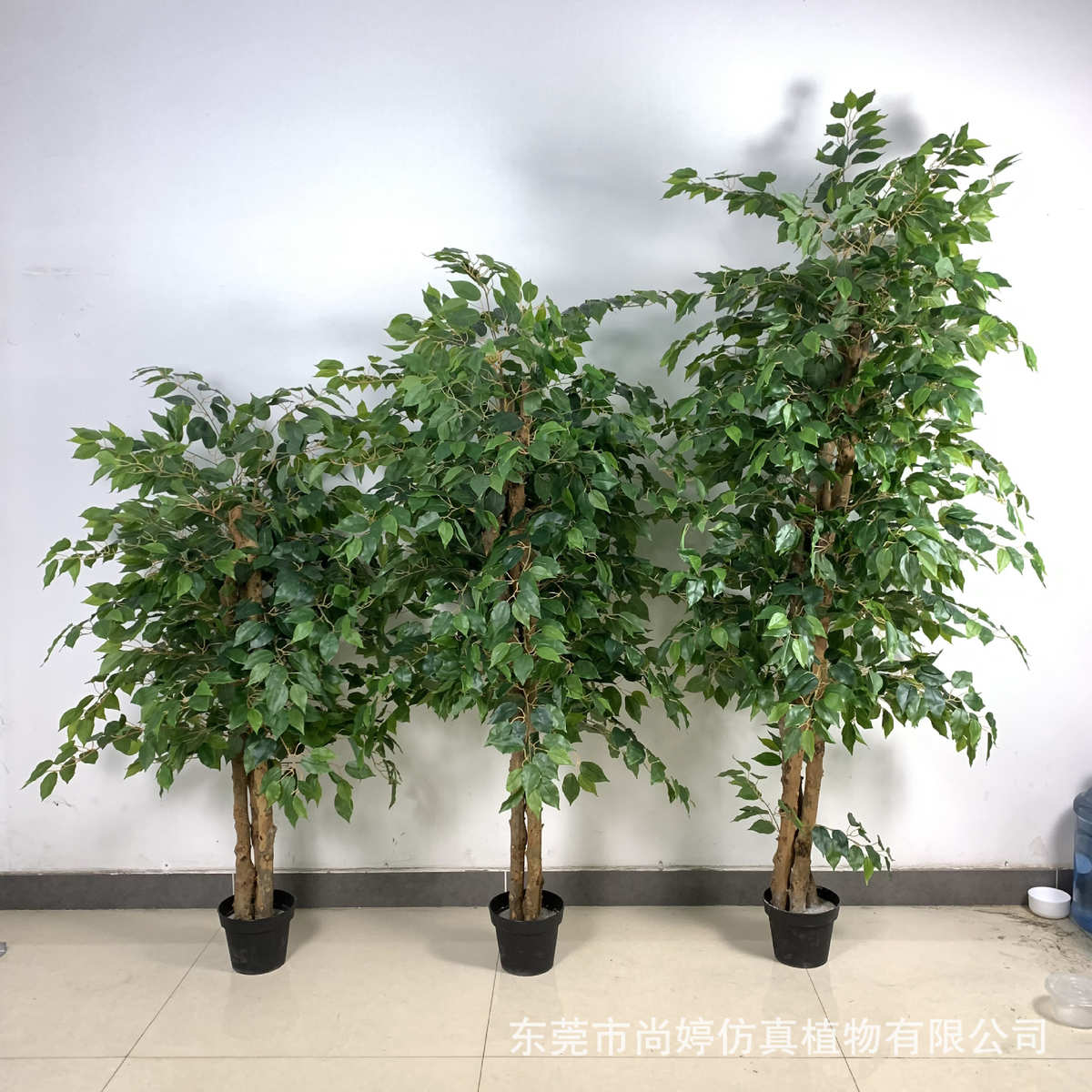 仿真榕树盆栽 仿真绿植  室内装饰树橱窗酒店 实木杆人造假榕树