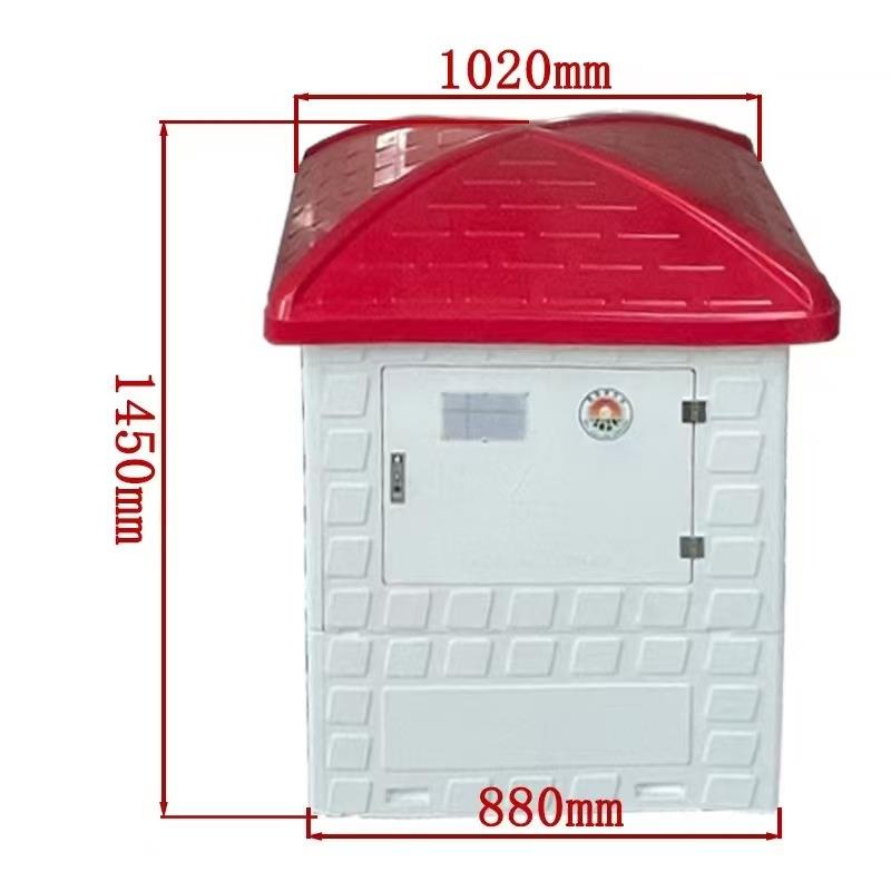 玻璃钢井房厂家水肥井屋高标准农田建设井房单门双门模压智能井房