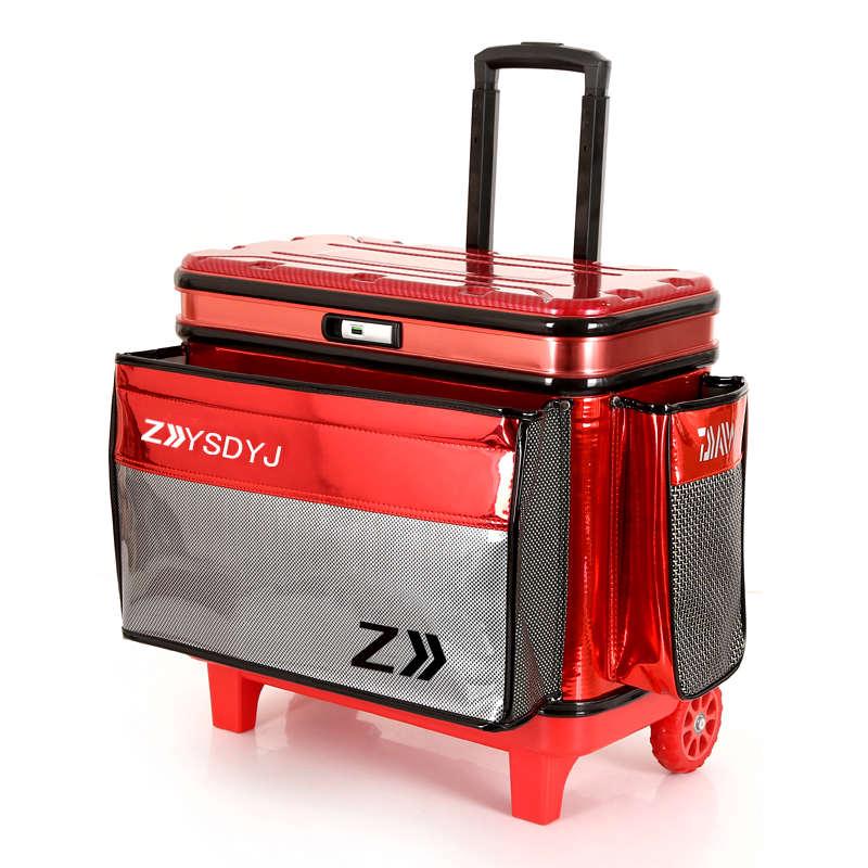 钓鱼鱼大多功能轮护包拉杆桶桶硬型轿车加厚盖新款箱拉杆护鱼拉杆