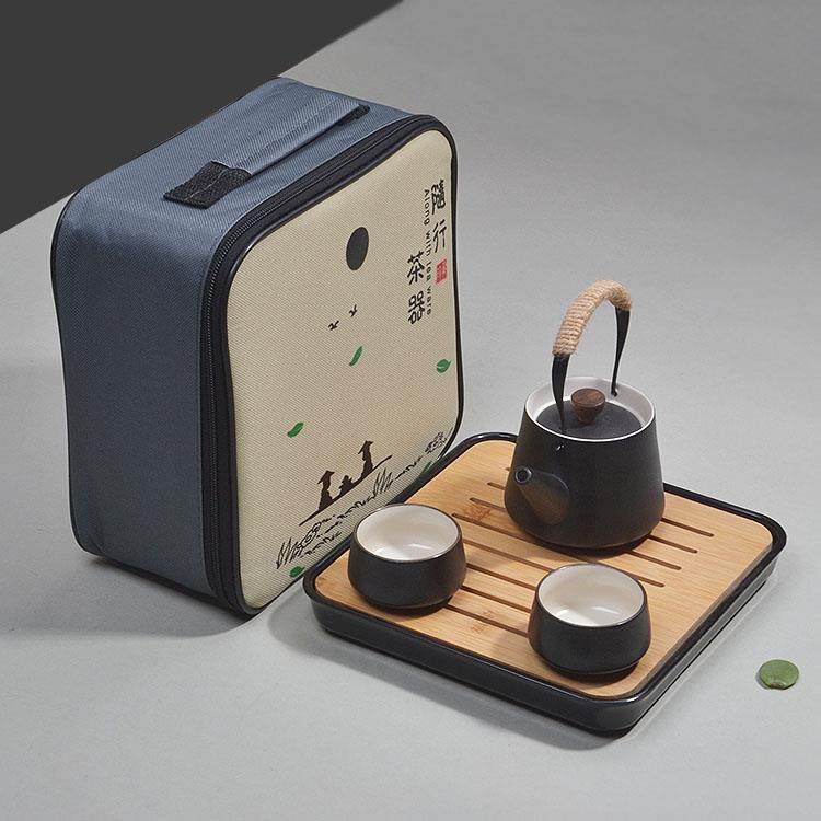 高档黑陶茶套装家用提梁壶办公夫室会客轻奢中具式陶瓷茶杯功泡茶,餐饮具,功夫茶具,淘宝优惠券,粉丝福利购,淘宝优惠卷