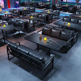 需定制工业风小酒馆酒吧桌椅清吧音乐餐吧卡座沙发烧烤店咖啡厅商