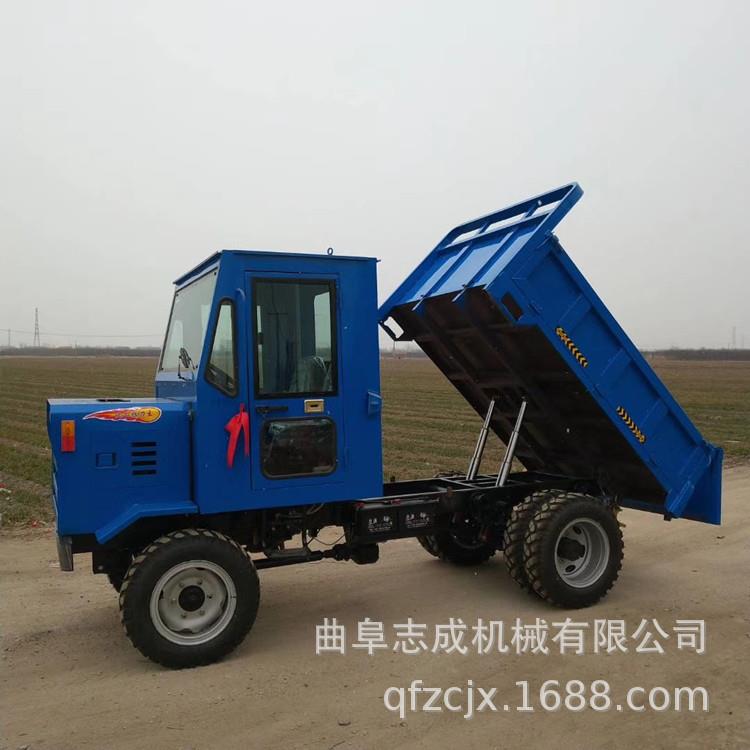 爬山王四驱农用车柴油25马力农用四轮车工程用自卸运输车