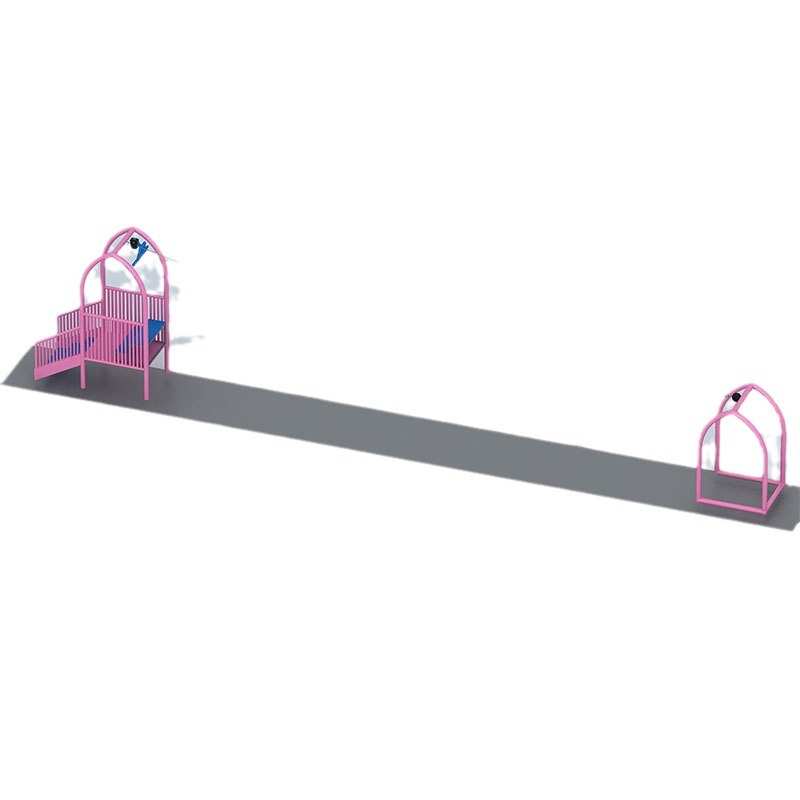 厂家定制供应幼儿园室外儿童加厚滑索户外大型空中滑翔绳索设备