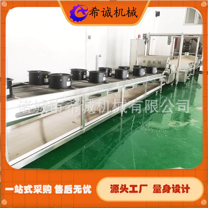 临沂薄脆油炸线双层螺旋网带油炸设备薄脆自动油炸机厂家