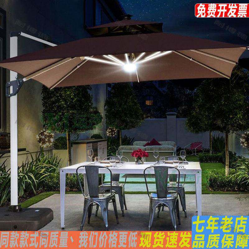 户外遮阳伞庭院伞商用摆摊太阳伞花园阳台别墅露台大型室外罗马伞