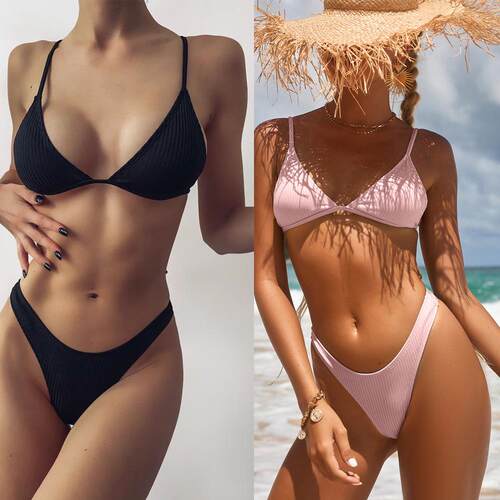 Pit Bar Three Point Bikini Swimsuit Low Price