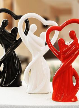 2025新款玄关摆件氛围感摆件陶瓷工艺品现代客厅家居饰品婚庆礼物