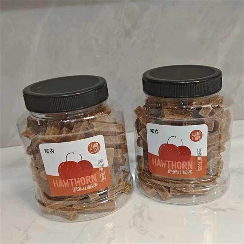 山楂条罐装500g儿童桑葚蓝莓水果休闲 蜜饯小零食片