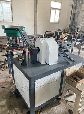 5.5 kw全自动圆管翻边机自动上铜管推边机 小型边js-51651圆筒料