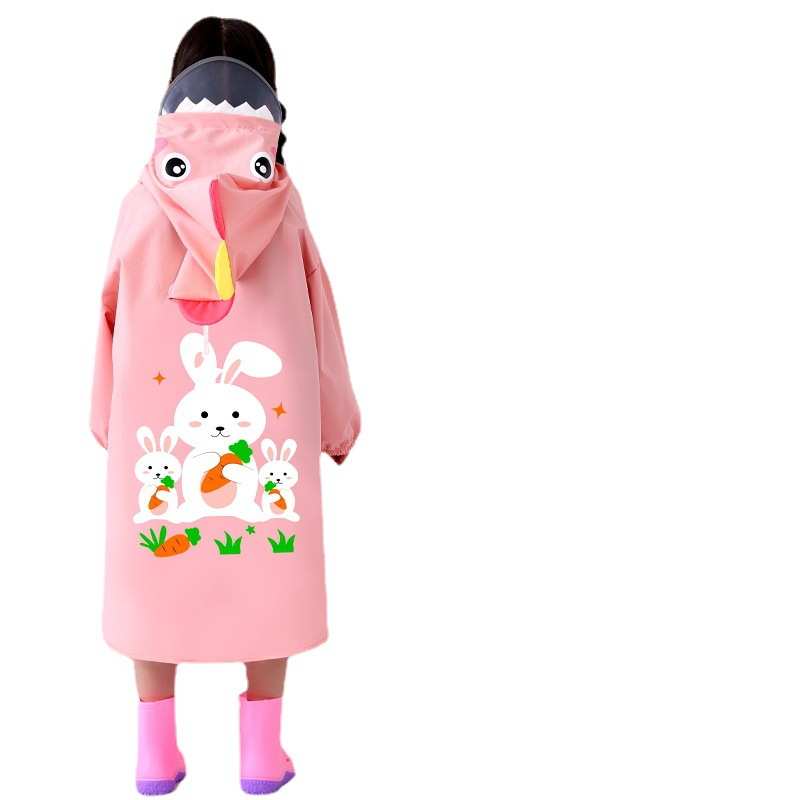 现货儿童雨衣幼儿园学生宝宝男女童防雨服2023新款卡通雨披批发