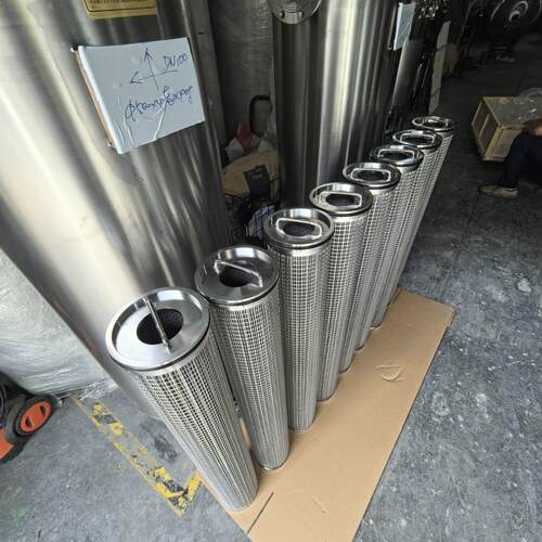 湛蓝纯高压反冲洗过滤器不锈钢大通量折叠滤芯过滤器