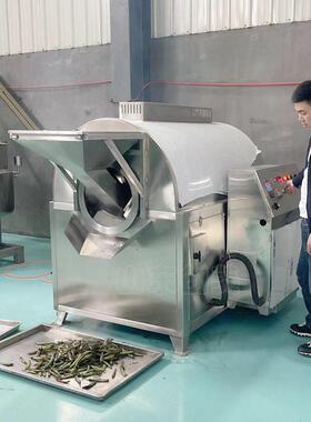 虎皮辣椒酱加工设备 虎皮辣椒炒制炭烧炒货机 电磁加热鲜辣椒炒锅