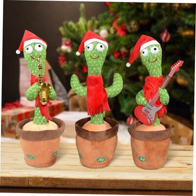 Dancing Cactus Repeat Talking Toy Electronic Plush Toys Can