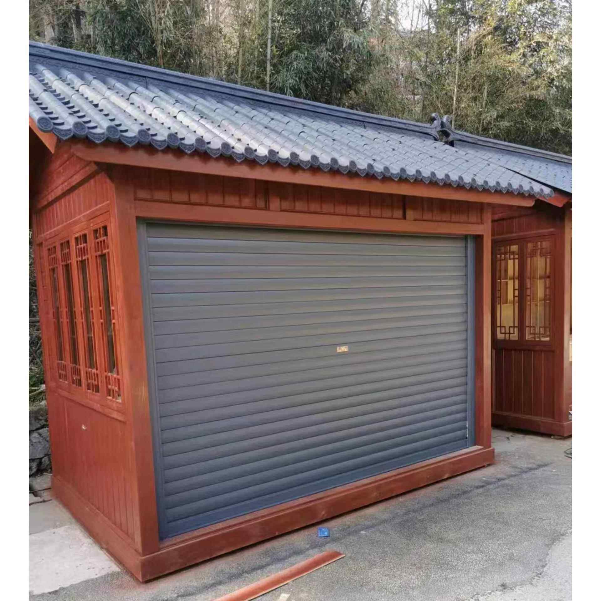 武汉工厂生产电动卷闸门遥控自动消音简约白色