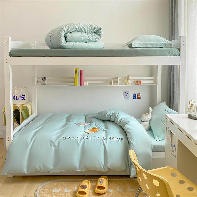 工ZCX宿舍床单上被罩三件套多套件中学生宿舍床用品床单被罩枕员