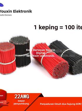 线仔 22AWG 6CM 10CM 20CM 导线 电子线 连接线 双头镀锡 100条
