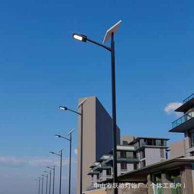 太阳能方杆路灯LED新农村市政广场高杆灯户外道路工程超亮照明灯