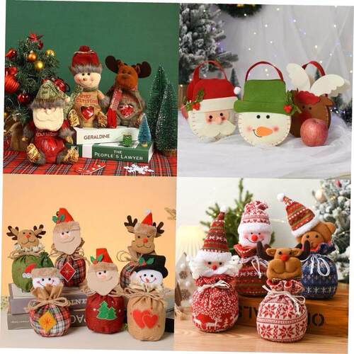 Christmas tree decorations gift candy bag Apple bag 糖果袋