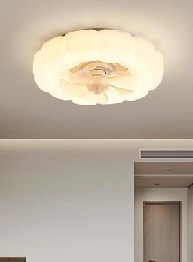 奶油风顶卧室风灯吸灯吊扇灯儿童餐厅主58700卧扇电风扇灯20房25