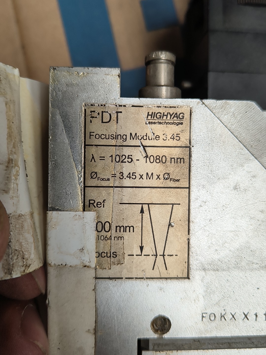 HIGHYAG海亚格激光配件,FOKXX11025二手库存货议价