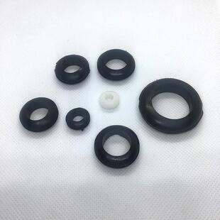 pvc内孔50 配电箱柜密封电缆线出线圈塑料环 80双面护线圈100装