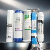 滤芯十寸通用套装 5级RO反渗透机纯水过滤器通用滤芯5支装 快接式