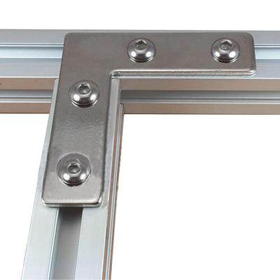 l型/ t型交叉连接板202030304040铝型材配件黑角连接件直角件