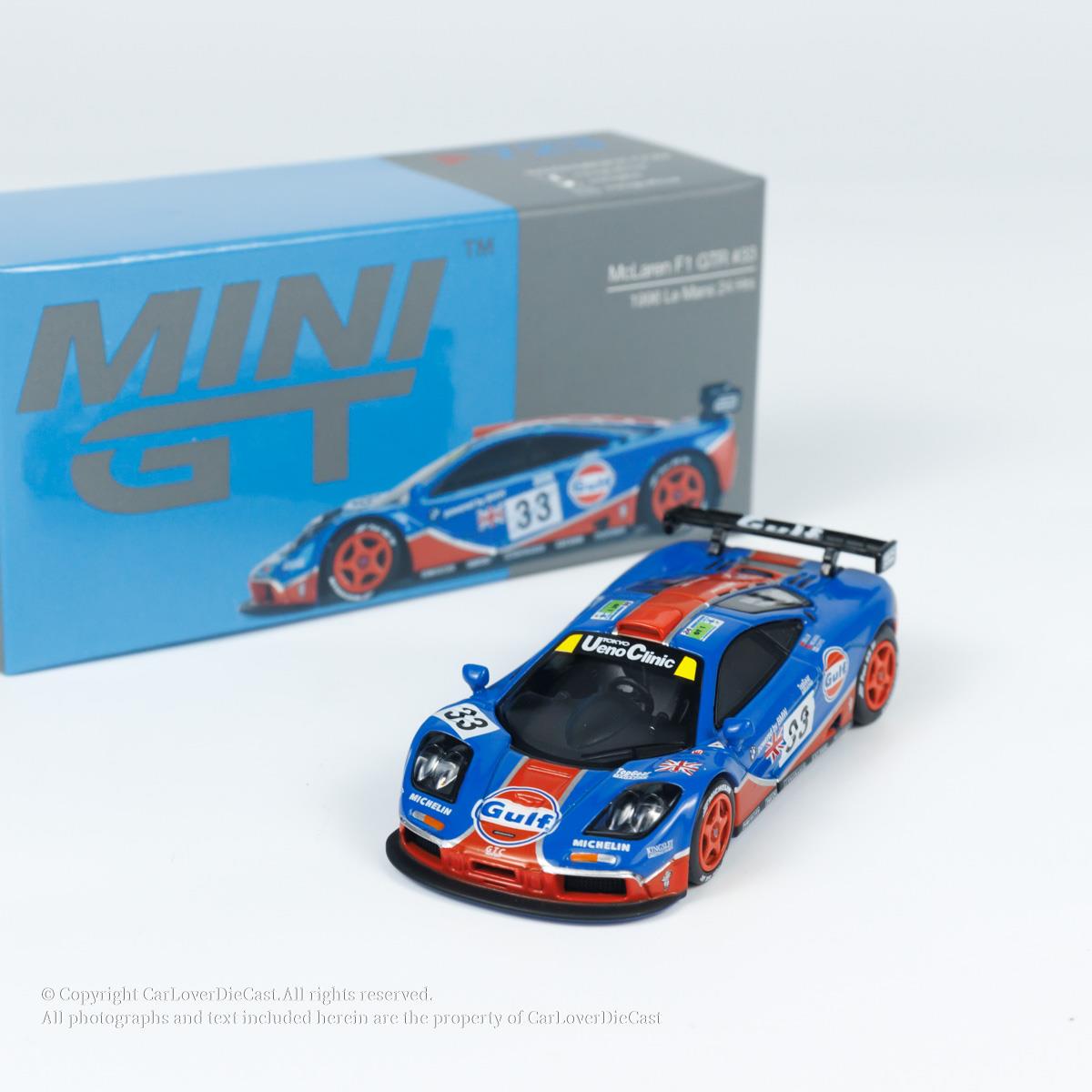 MINIGT 1:64 迈凯伦 McLaren F1 GTR 海湾33号 勒芒 合金车模723