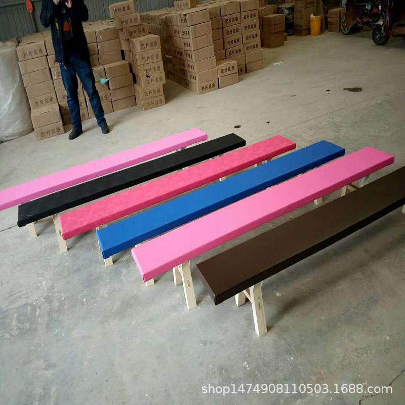 供应优质2米 3米体操训练用优质实木体操凳 体操用品