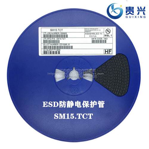 SM15'TCT TVS二防静电保护管SOT-23 丝印M15一盘=3K极管ESD