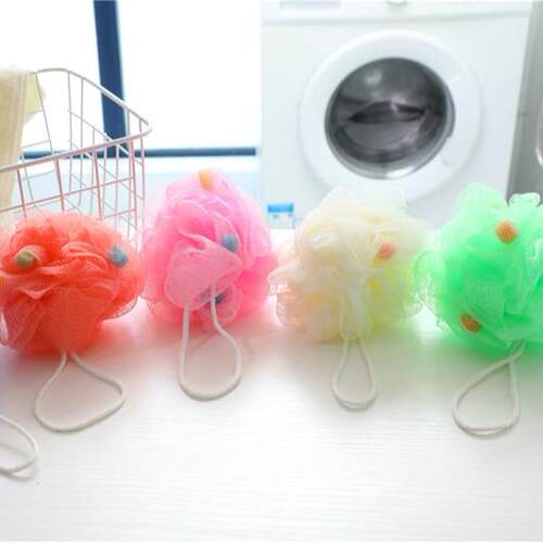 Large Colorful Nylon Bath Flower Sponge, Jelly Bead Sponge 3