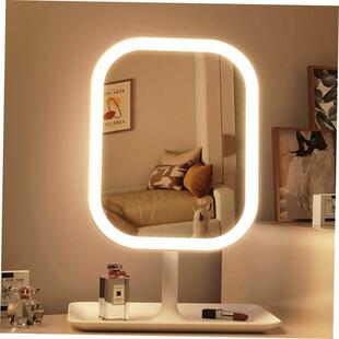 with small LED mirror fill light desktop makeup lamp