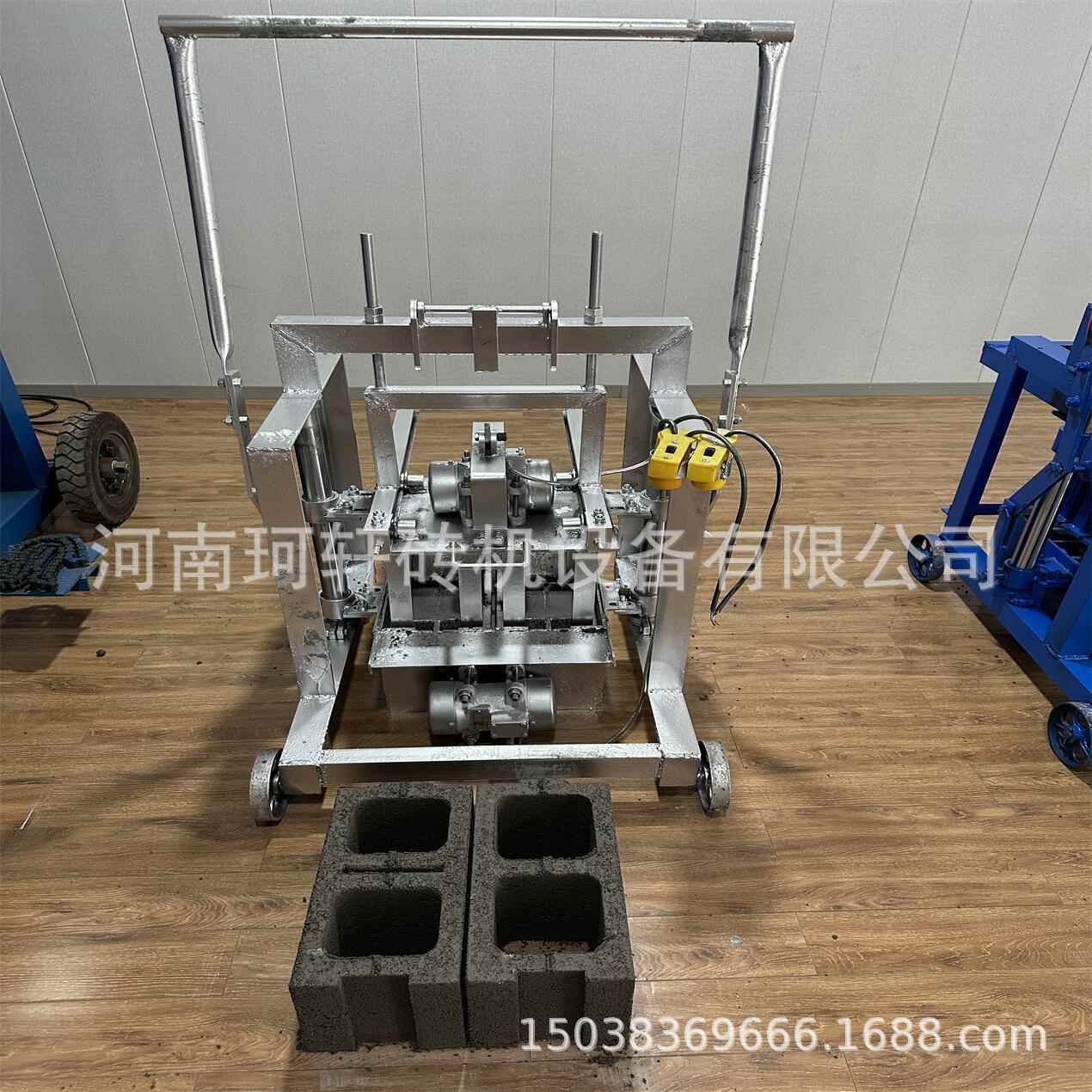 家用免烧砖机小型可移动式水泥砖机多功能模具可以换节省成本