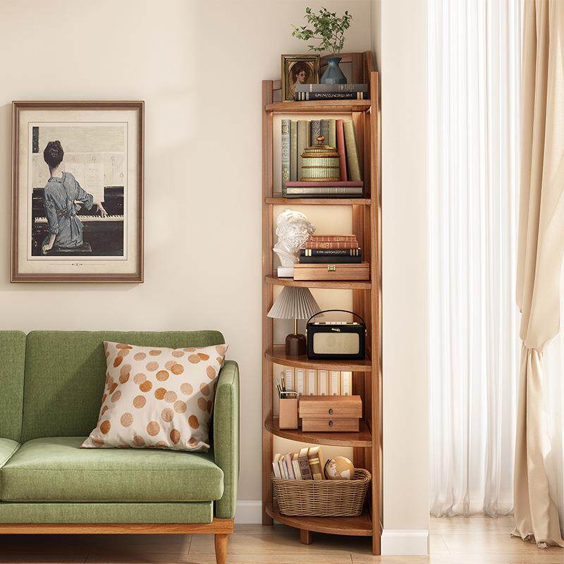 转角置物架三角形落地储物柜墙角柜多层客厅拐角卧室多层收纳架子