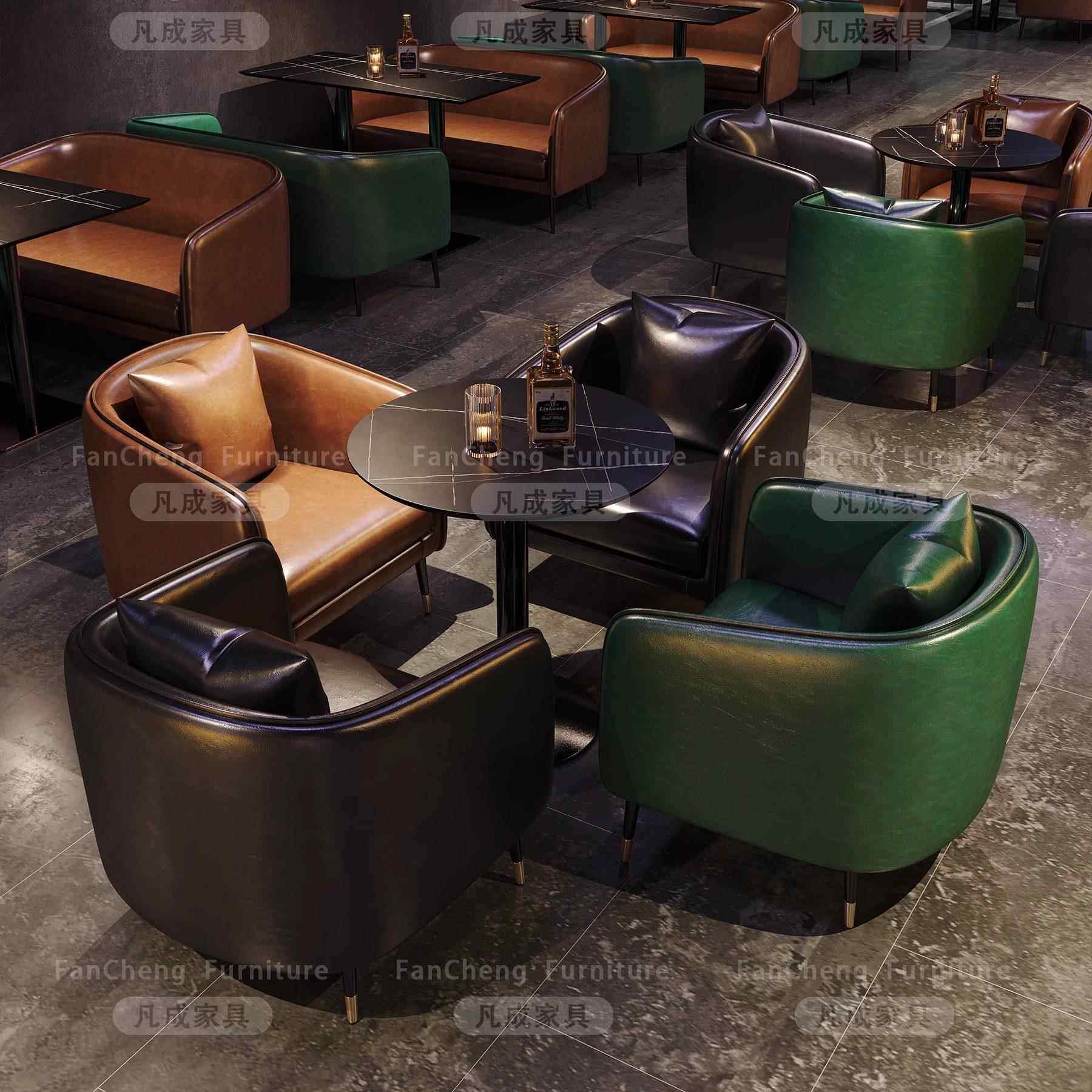 覆古威士忌吧清吧酒吧桌椅音乐吧西餐厅咖啡厅雪茄房沙发卡座组合