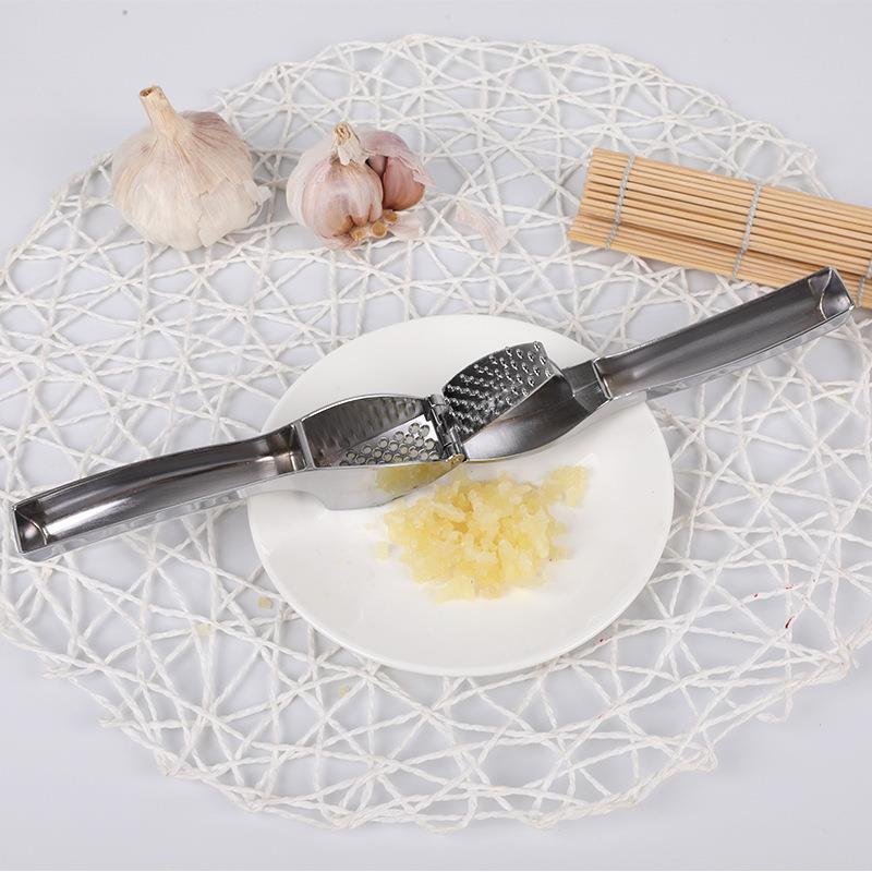 锌合金压蒜器家用多功能压蒜捣蒜器创意厨房手动蒜泥器5