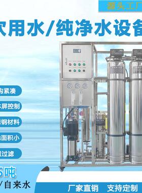 0.25吨1吨全自动水处理设备饮用水纯净水直饮水设备反渗透ro净水