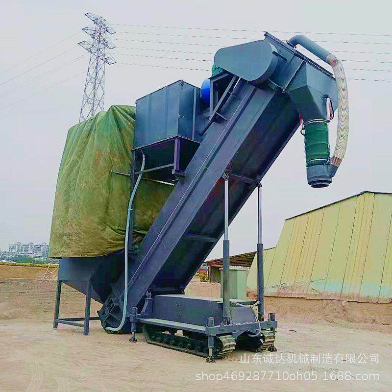 大型集装箱卸灰机粉煤灰卸车输送机清倒仓卸料机移动固定可选