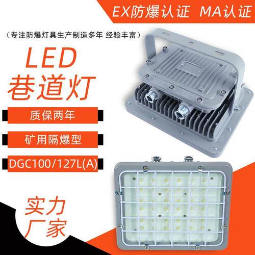 防爆支架灯煤矿防爆投光灯DGS100/127L(A)矿用隔爆型LED巷道灯