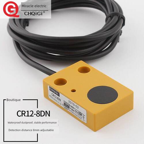 Cr12-8Dn非接触式外贴液位液位传感器液位传感器电容式扁平接近开