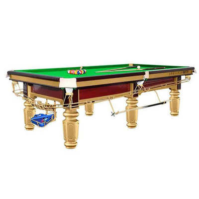 山岩高端台球桌俱乐部球房商用黑八球桌中式家用桌球台批发厂家