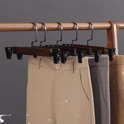 cabinet skid hangers clothes clip coat hanger wooden rack
