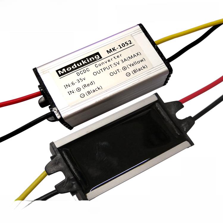 48V24V12V至5V至3.3V6V12V车载电源转换器Dc-Dc直流降压模块防水