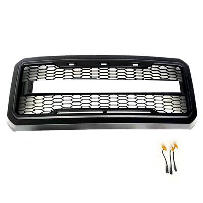 适用福特Ford F250 LED中网格栅2011 2012 2013 2014 2015 2016
