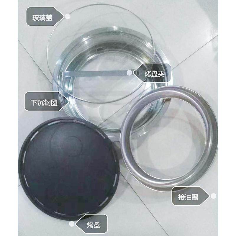 韩式炭火烧烤盘厂家不沾锅铁板烧煎盘烤肉盘子麦饭石烤盘圆形商用