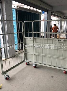 厂直家销电车快递物流分拣车商移动钢制342手推折叠台拣货车加厚